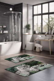 Mijölnir Juego de alfombrillas de baño CT-5122 Multicolor